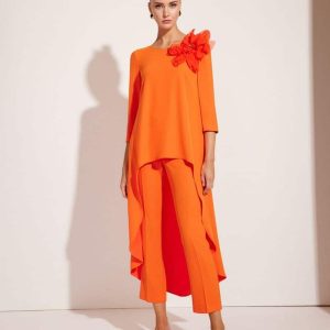 Conjunto mujer de fiesta pantalón con blusón