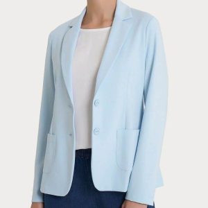 Americana mujer lisa fina