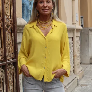 BLUSA LISA PALOMA AMARILLA