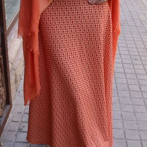 FALDA GEO NARANJA