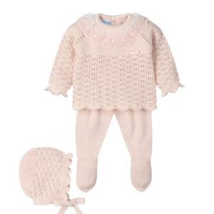 Conjunto tres piezas volante tul bordado «Familia Georgeous» MAC ILUSION