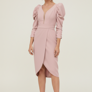 Vestido Manga Abullonada