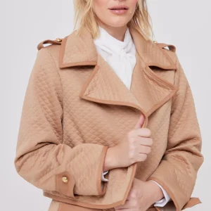 CHAQUETA COLOR CAMEL PARA MUJER PATOU