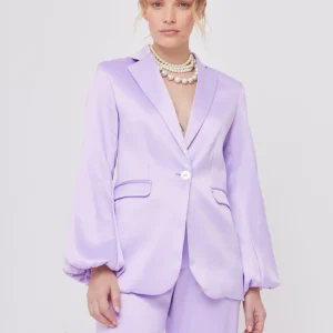 SACO LILA FORMAL PARA MUJER CLEEF
