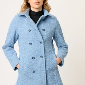 ABRIGO FORMAL CRUZADO CON SOLAPA Y BOTONES CHAMP MARS