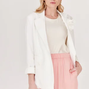 SACO BLANCO FORMAL PARA MUJER MODELO SANTA MARGARITA
