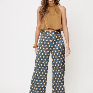 PANTALÓN ESTAMPADO CASUAL PARA MUJER GIAN LORENZO